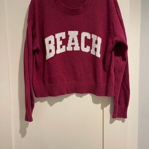 Z Supply Burgundy Beach Sweater